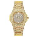 Elegant Luxury Full Diamond Quartz Watch Women's Fashion Casual Full Diamond Wristwatch for Ladies Girl. 