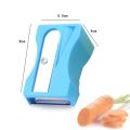 2PCS Color Random Vegetable Carrot Cucumber Sharpener Peeler Kitchen Tool Thin Slicer Curl Slicer.