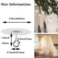 Metal Self Adhesive Stick Ceiling Hook Heavy Duty With No Drilling Home Decoration Gadget For Plants Wind Chimes Accessories. 