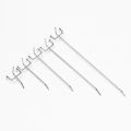 5Pcs Grid Wall Mesh Display Hooks Retail Shop Peg Goods Shelf Panel Pegboard Hooks Home Storage Hang Fits Workshop Hook Arm Rack.