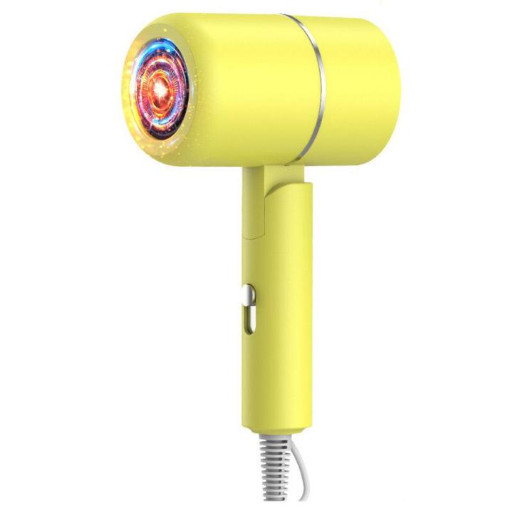 Professional Hair Dryer Portable Foldable Negative Ion Nano Hair Dryer Home Travel Blue Anti-static Cold and Warm Air Hair Dryer