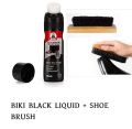 Trendsetter -Upscale Living -Biki Black Liquid Shoe polish + Shoe Brush for shoe Polish for shining shoe- Inventive Choice. 