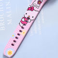 Kawaii Sanrio Kuromi Watch Hello Kitty Cartoon Music Luminous Electronic Watch Children Wrist Watch My Melody Watch Kids Gifts. 