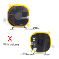 Wireless Charging Chip Coil For iPhone X XR XS XSMax Volume Button Flex with Wireless NFC Chip Flex Cable Replacement Parts. 
