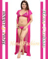 Night Dress Indian (Nighty) 3 Part Long - Night Dress For Women - Night Dress. 