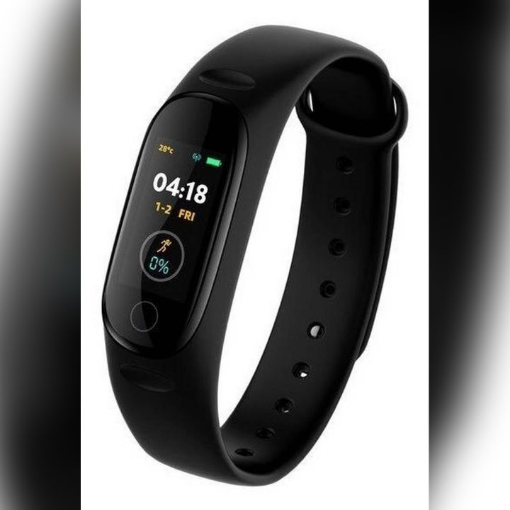 M4 Fitness Bracelet Touch Screen Smart Wristband Global Version - Black