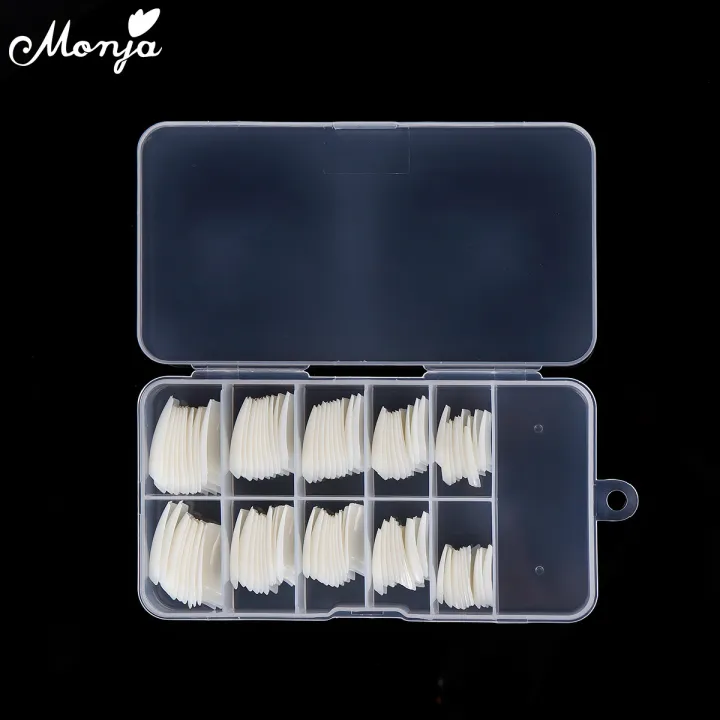 Monja%20100Pcs/set%20Transparent%20Natural%20French%20Nail%20Art%20Half%20Cover%20False%20Nails%20Ballet%20Acrylic%20UV%20Extension%20Nail%20Tips%20Manicure%20Tool%20-%20Image%208
