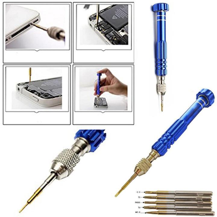 Magnetic 5In1 Pentalobe Screwdriver Repair Tool Set For Various Uses - Screw Driver Set