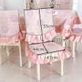Cross-border dining chair cover Tablecloth Wholesale dining chair cushion Backrest tablecloth Dining table and chair thirteen piece set Restaurant household. 