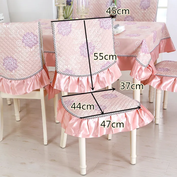 Cross-border%20dining%20chair%20cover%20Tablecloth%20Wholesale%20dining%20chair%20cushion%20Backrest%20tablecloth%20Dining%20table%20and%20chair%20thirteen%20piece%20set%20Restaurant%20household%20-%20Image%202