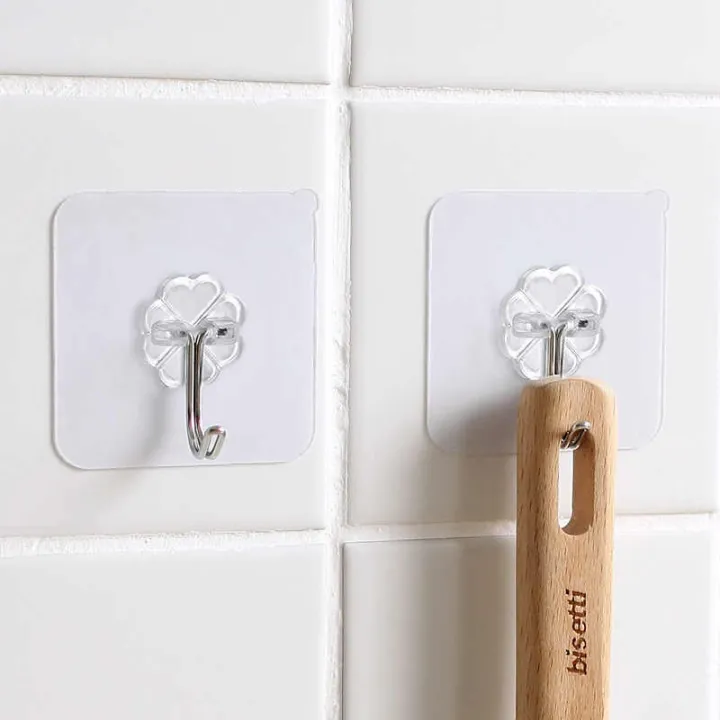 10%20pcs/5pcs%20Adhesive%20Hooks%20Heavy%20Duty%20Wall%20Hooks%2012%20kg%20(Max)%20Self%20Adhesive%20Hook%20-%20Image%2010