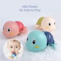 Bathroom Clockwork Swimming Toys Baby Bathtub Wind Up Swimming Lovely Cartoon Turtles Floating Bath Toys for Toddlers Baby. 
