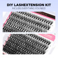 Lash Clusters Set DIY Lashes Extension Kit Individual Eyelash Extension Kit Full Set Lashes Kit with Lash Bond and Seal Makeup.