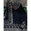 Unstitch Cotton Three piece for women screen Printed Shalwar Kameez orna 3 pieces. 