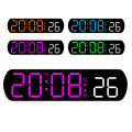 GC Digital Alarm Clock For Bedrooms, 6.5 Inch LED Display Desk Alarm With 3 Levels Brightness Adjustable, Table Clock With Temperature C°/F° Display For Living Room. 
