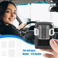 Parking Pass Holder For Car Windshield Detachable Toll Pass Windshield Mount EZ Pass Mount Portable Sunscreen EZ Pass Holder.