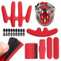 24pcs Helmet Padding Kits Sealed Sponge Replacement Motorcycle Bicycle Cycling Universal Foam Pads Set Helmet Inner Padding Kits.