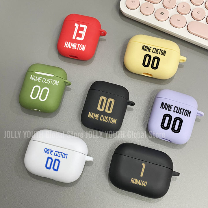 Football Soccer Number Name Jersey Custom Case for Apple