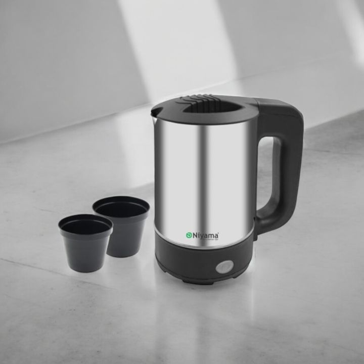 500ml Portable Electric Water Kettle – Stainless Steel, 800W, 220V