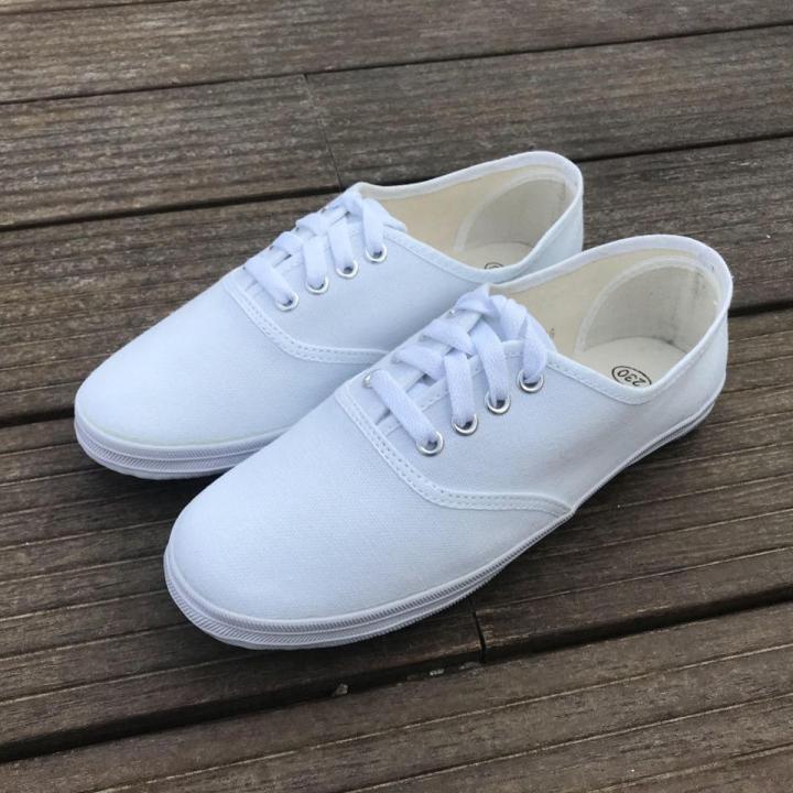 Guotu Qingdao Global Court Sneakers White Shoes Women's Canvas Shoes White Sneakers White Shoes Work Shoes Practice Shoes
