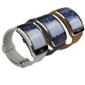Band For Gear S R750 Replacement wristband Bracelet Watch Strap for Samsung Gear S SM-R750 Smart Watch Balck Navy blue color. 