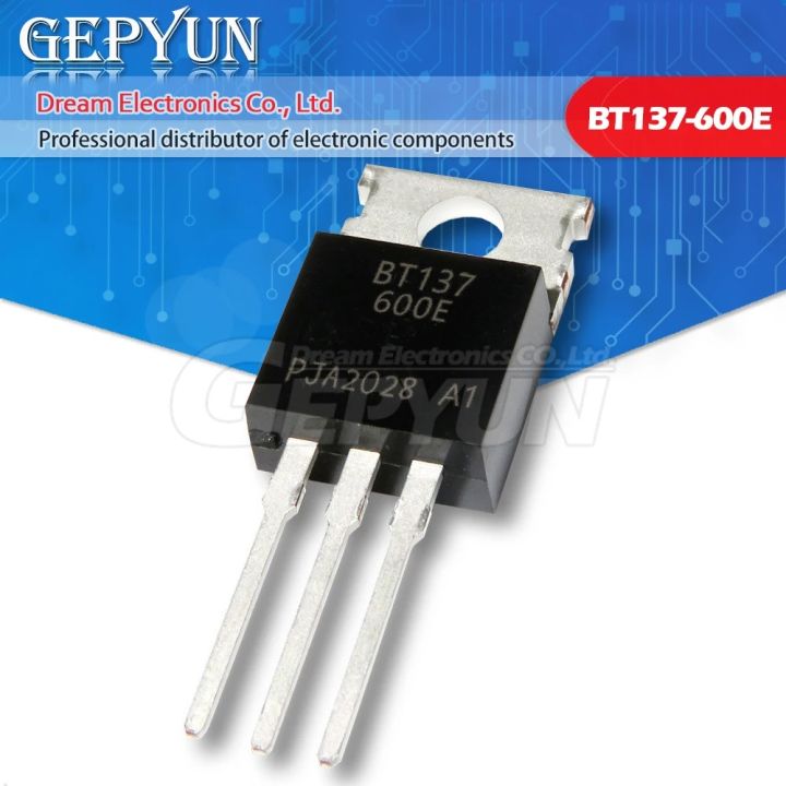 10pcs BT137-600E TO220 BT137-600 TO-220 BT137 137-600 137-600E Triacs sensitive gate 8A/600V new and original