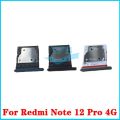 For Xiaomi Redmi Note 12 Pro Plus Pro+ Sim Card Tray Reader Holder Adapter Repair Spare Parts. 