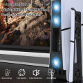 【Versatile】 Quiet Cooler Fan for PS5 Slim Console with Adjustable Speed Efficient Cooling System with USB 3.0 Port for Playstation 5 Slim.