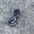 30PCS/Mini Spring Backpack Clasps Climbing Carabiners Keychain Camping Bottle Hooks Survival Gear - Grey. 