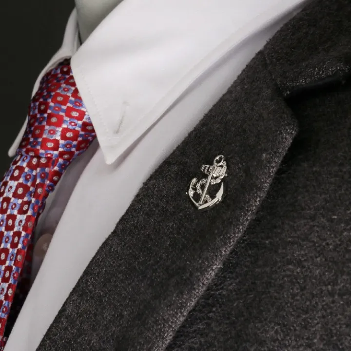 Metal%20Small%20Anchor%20Pin/Mens%20Suit%20Lapen%20Pin%20Brooch%20(1p)%20-%20Image%203