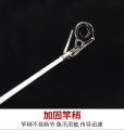 High-Performance Carbon & Glass Fiber Fishing Rod - Glossy White Finish. 