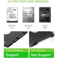 USB TYPE-C 3.1/3.0/2.0 HDD Enclosure 2.5inch Serial Port SATA SSD Hard Drive Case Support 6TB transparent Mobile External HDD. 