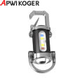 Mini Flashlight 7 Gear COB LED Keychain Flashlight Type-C USB Rechargeable Portable Keychain Torch Waterproof for Camping Hiking-D shop.