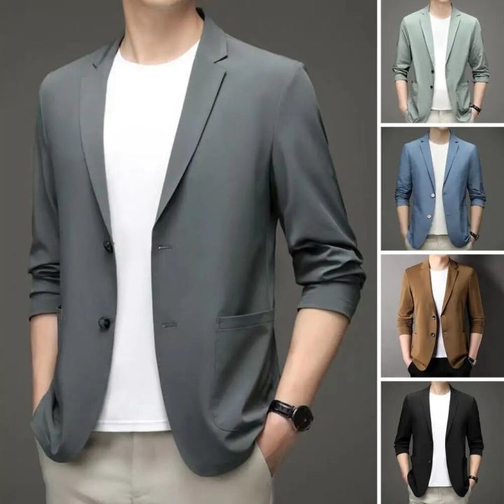 Men%20Blazers%20Formal%20Pockets%20Summer%20Business%20Coat%20Long%20Sleeves%20Double%20Buttons%20Suit%20Coat%20Solid%20Color%20Cardigan%20Lapel%20Work%20Jacket%20-%20Image%204