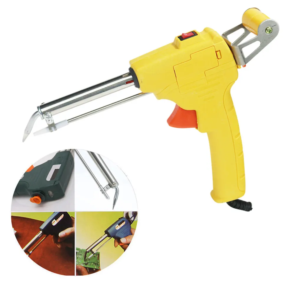 Soldering Gun, NEWACALOX Automatic 60W Electronics Solder Iron Gun Kit