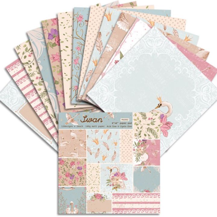 24%20Pcs%20Scrapbook%20Handbook%20Card%20Making%20Material%20Decoration%20Paper%20Background%20Single-sided%20Pattern%20DIY%20Photo%20Album%20Craft%20Supplies%20-%20Image%204