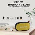 Awei Y900 Mini Portable Wireless Bluetooth Speaker 4.5W Noise Reduction Mic, Support TF Card/AUX - BLACK. 