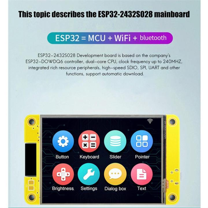 ESP32 Development Board Bluetooth 2.8 Inch 240X320 Smart Display TFT ...