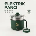 Electric Multifunctional Mini Cooker 1.5L – Compact Cooking Pot with 360° Even Heating & Dual Gear Temperature Control. 