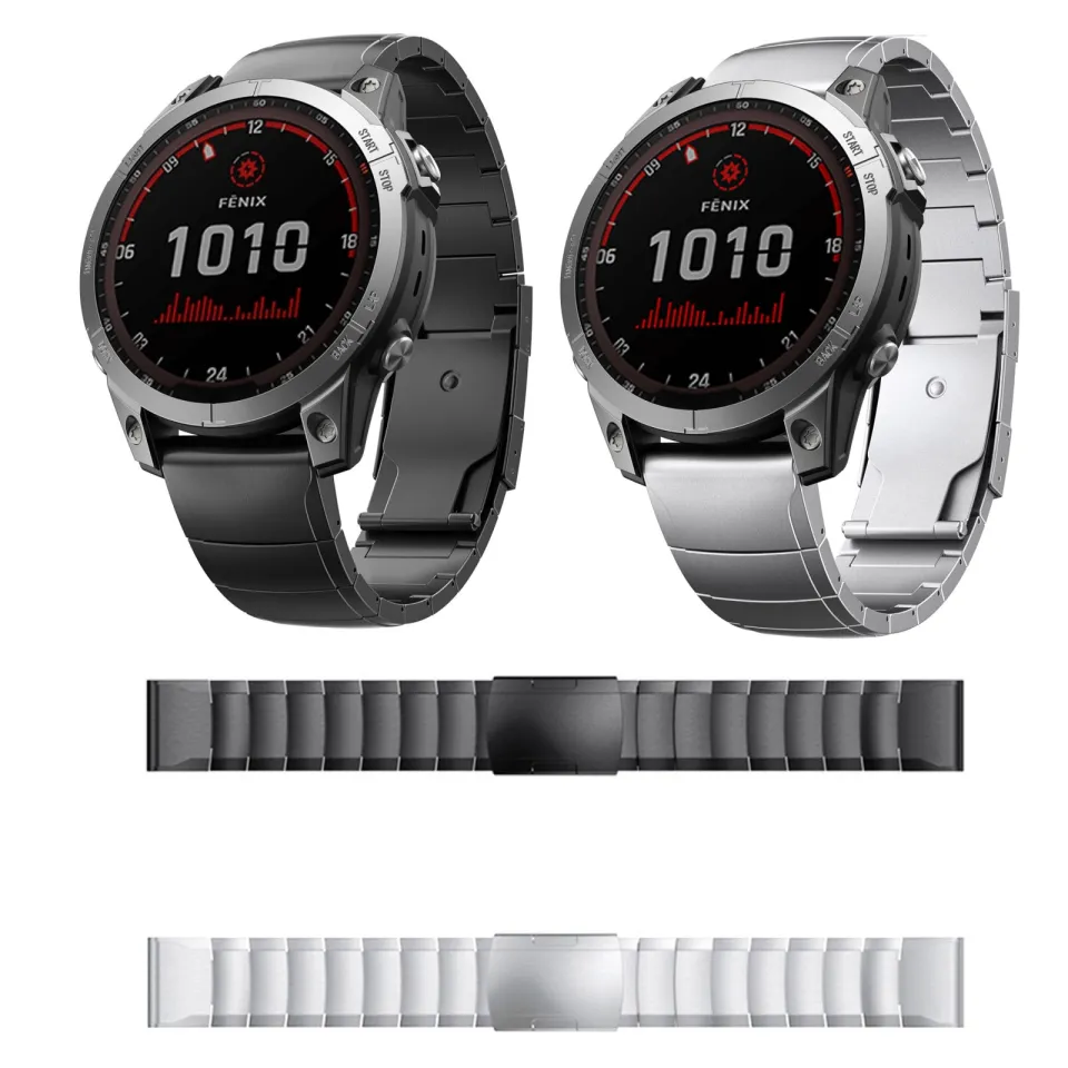 22mm Titanium Alloy Quick Release Watch Band For Garmin Forerunner