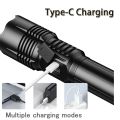 LED Flashlight Rechargeable, Zoom Super Bright Torch high Lumen Flashlight with Digital Power Display for Camping, Outdoor.
