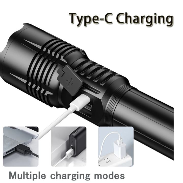 LED%20Flashlight%20Rechargeable,%20Zoom%20Super%20Bright%20Torch%20high%20Lumen%20Flashlight%20with%20Digital%20Power%20Display%20for%20Camping,%20Outdoor%20-%20Image%203