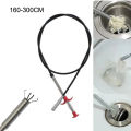 160cm Flexible Hand Tools 4 Claws Sewer Pick Up Tool Long Reach Spring Grip Grabber home tools-D shop.