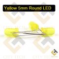 50Pcs LED Yellow LED 5mm Round LED Light Emitting Diode Basic Red Light Bulbs For Electronics Project Indicator Front Panels Light DIY. 