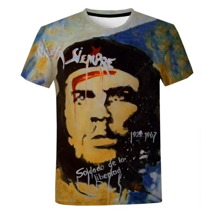 2023%20New%20Great%20Famous%20Hero%20Che%20Guevara%20Printed%203D%20T-Shirt%20Men%20Fashion%20Casual%20Tshirt%20Trendy%20Streetwear%20Oversized%20T%20Shirt%20Tops%20-%20Image%202