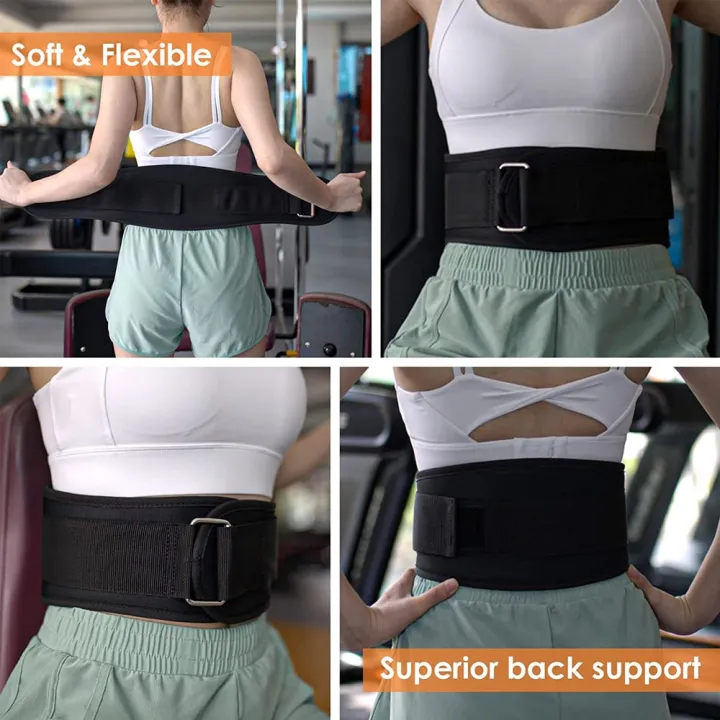 GOMOREON%201Pcs%20Fitness%20Workout%20Belt%20Proper%20Weight%20Lifting%20Form%20-%20Lower%20Back%20Support%20for%20Squats,%20Deadlifts,%20Cross%20TrainingSupports%20&%20Braces%20-%20Image%204
