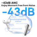 HAYLOU Mori Pro Bluetooth 5.4 Earphones -43dB ANC Active Noise Cancellation Earbuds 6 Mic Wireless Headphones 35H Battery Life. 