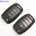 jingyuqin Carbon Silicone Key Case For KIA K3 K4 Sportage R QL KX5 Sorento KX3 KS3 Cerato Frote Soul. 