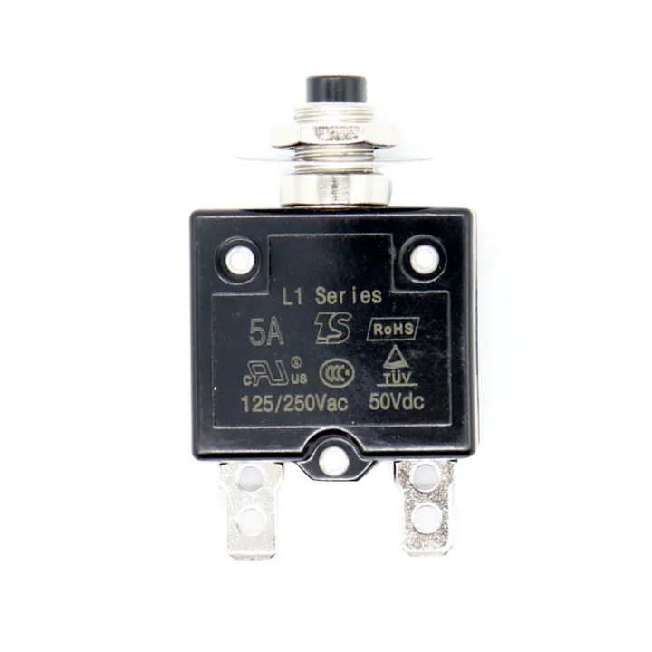 1X%205A%20Circuit%20Breaker%2012V/24V%20Push%20Button%20Resettable%20Thermal%20Circuit%20Breaker%20Panel%20Mount%20With%20Waterproof%20Cap%20-%20Image%203