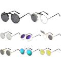 【linfang store】(NEW)Retro Vintage Gothic Round Flip Sunglasses. 